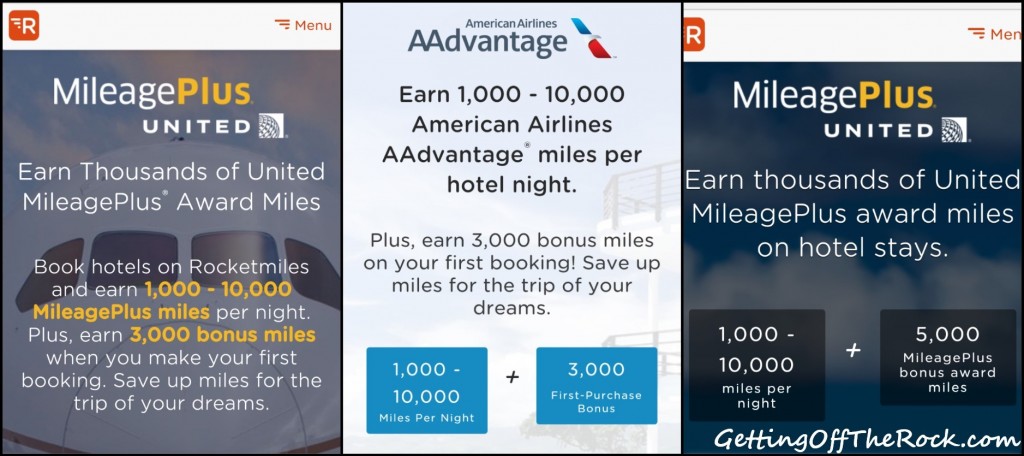 Currently, United has a 3,000 mile sign-up bonus to expire March 31, 2016.